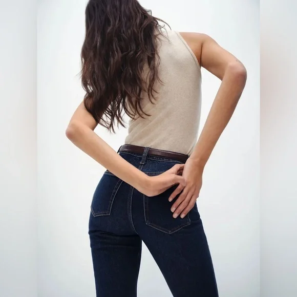 NWT Reformation Jax Stretch High Rise Straight Jeans‎ in Seneca in Size 30 - Picture 8 of 13